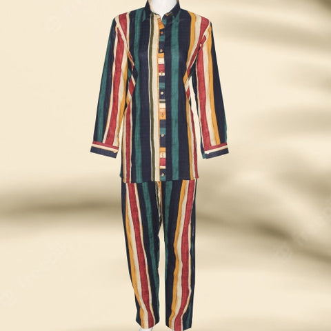 Collar Style 2Pcs suit