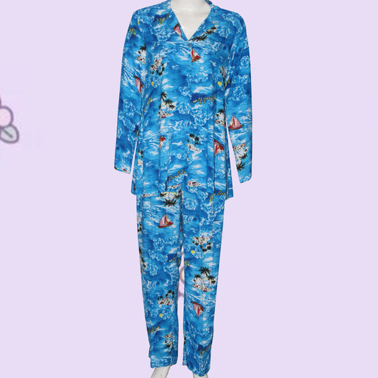 D/Shirt Style front Open (2Pcs Suit) Lawn