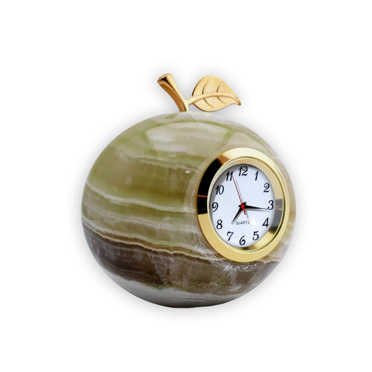 Marble Desktop Apple Shop Clock