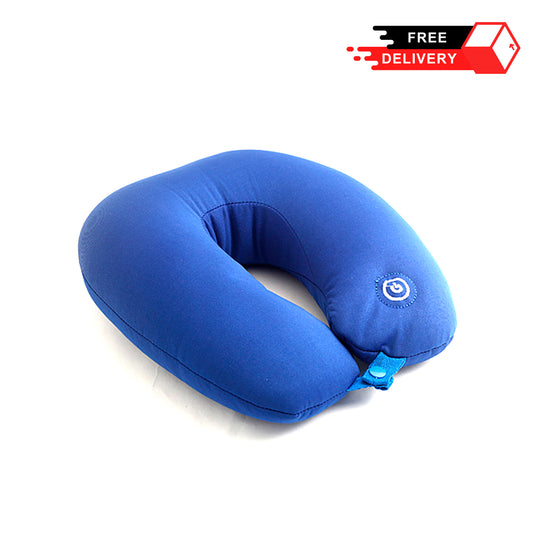 Electric Neck Massage Cushion with Battery Powered Vibration