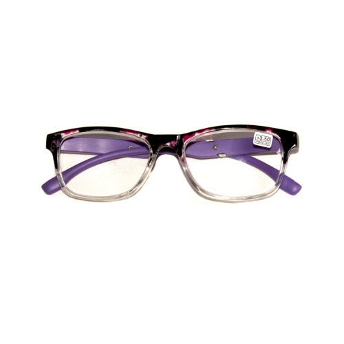 Purple Frame Mens Glasses +3.5