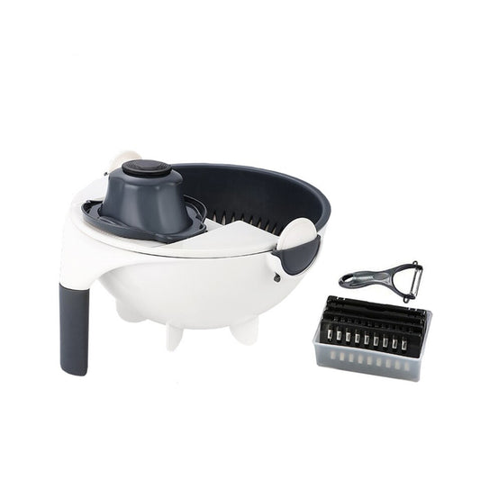 9 in 1 Vegetable Cutter With Drain Basket