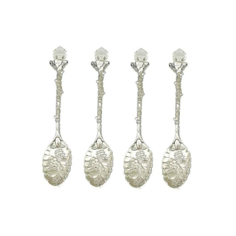 4 Retro Spoon Crystal Alloy