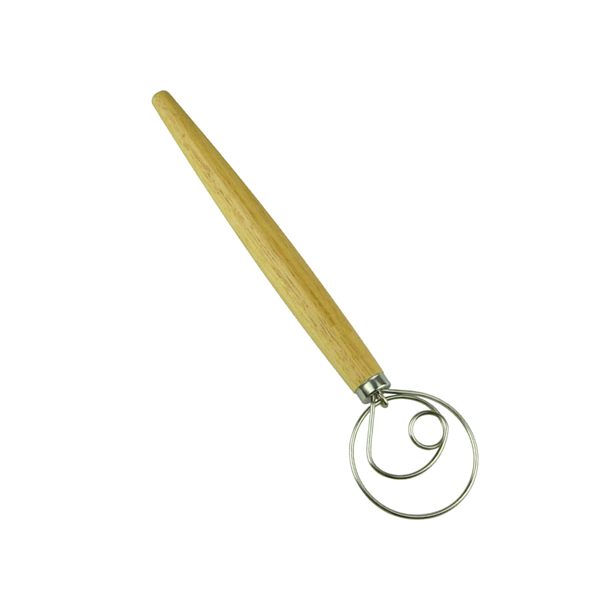 Wood Handle Egg Beater Large