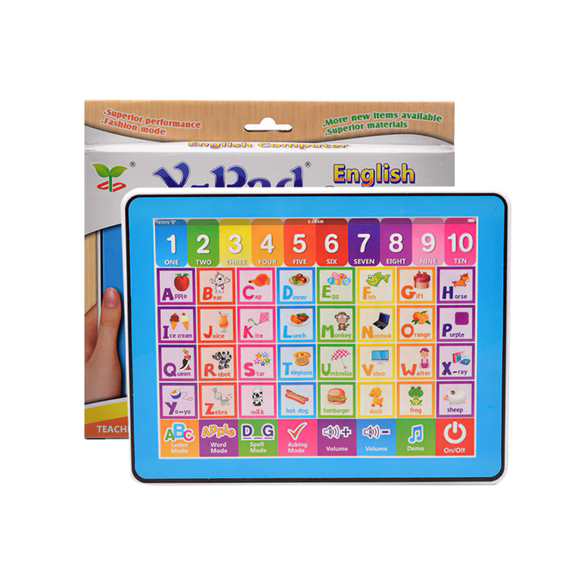 Y-Pad Learning English Tablet
