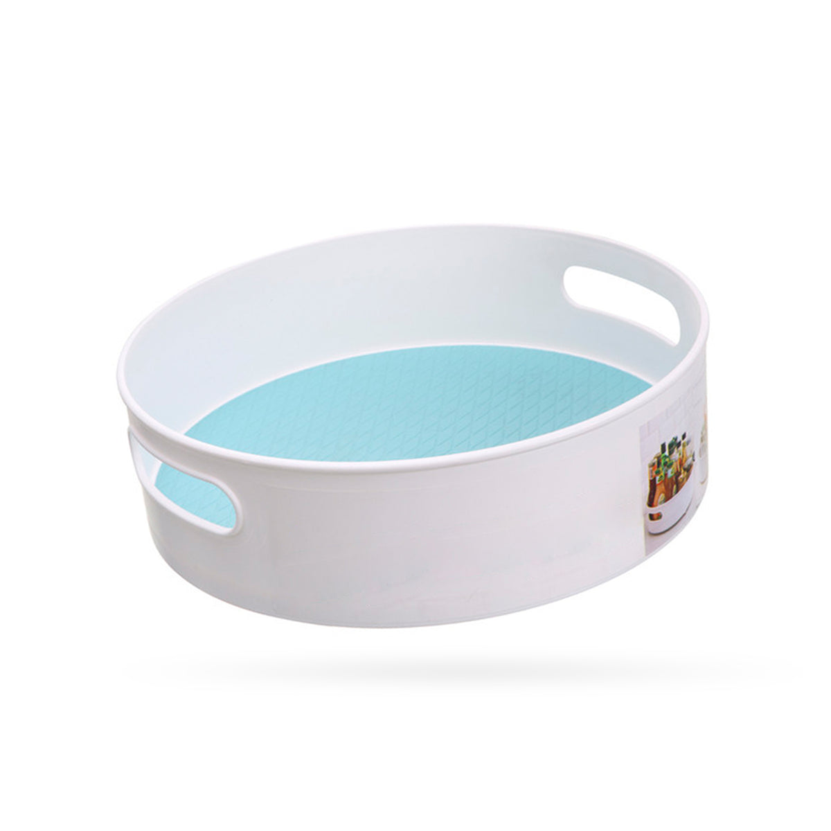 Non-Slip Rotating Storage Tray Multifunctional Make Up Organizer Kitchen Seasoning Storage Box Tray etc