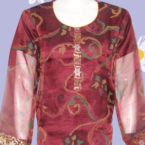 Kurti Patch & Piping design (0010) Net