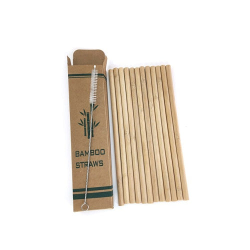 Reusable Bamboo Drinking Straws