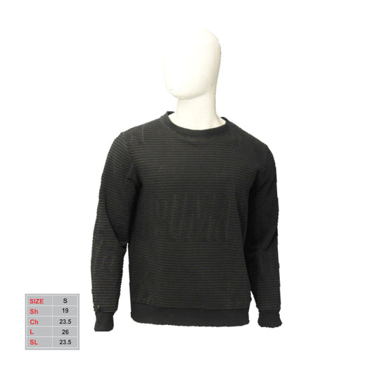 Men Round Neck Fleece Wool Sweatshirt