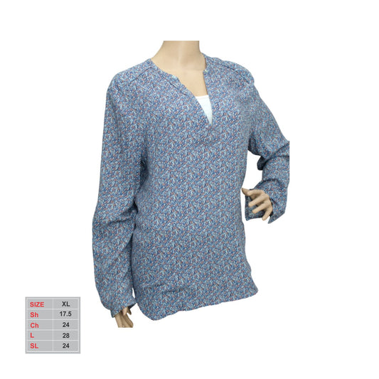 Female Round Neck with V Cut Casual Top