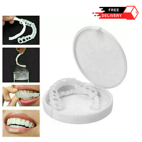 Top and Bottom Fake Instant Teeth Cover Set