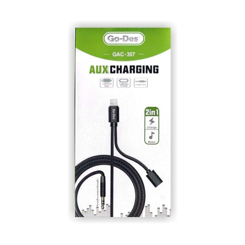 2 in 1 Lightning Aux Cable