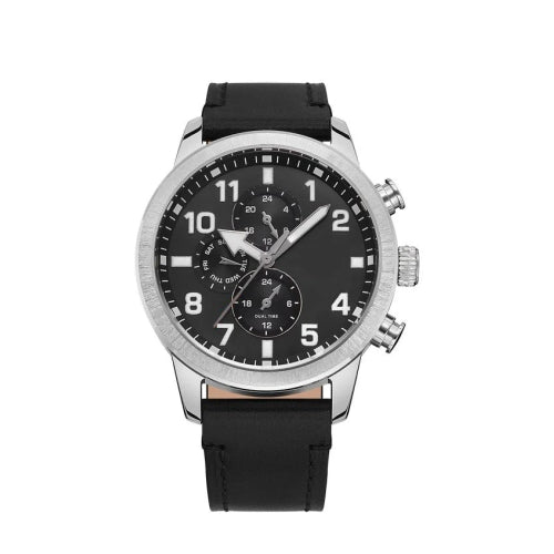 Multifunctional Black Dial Watch