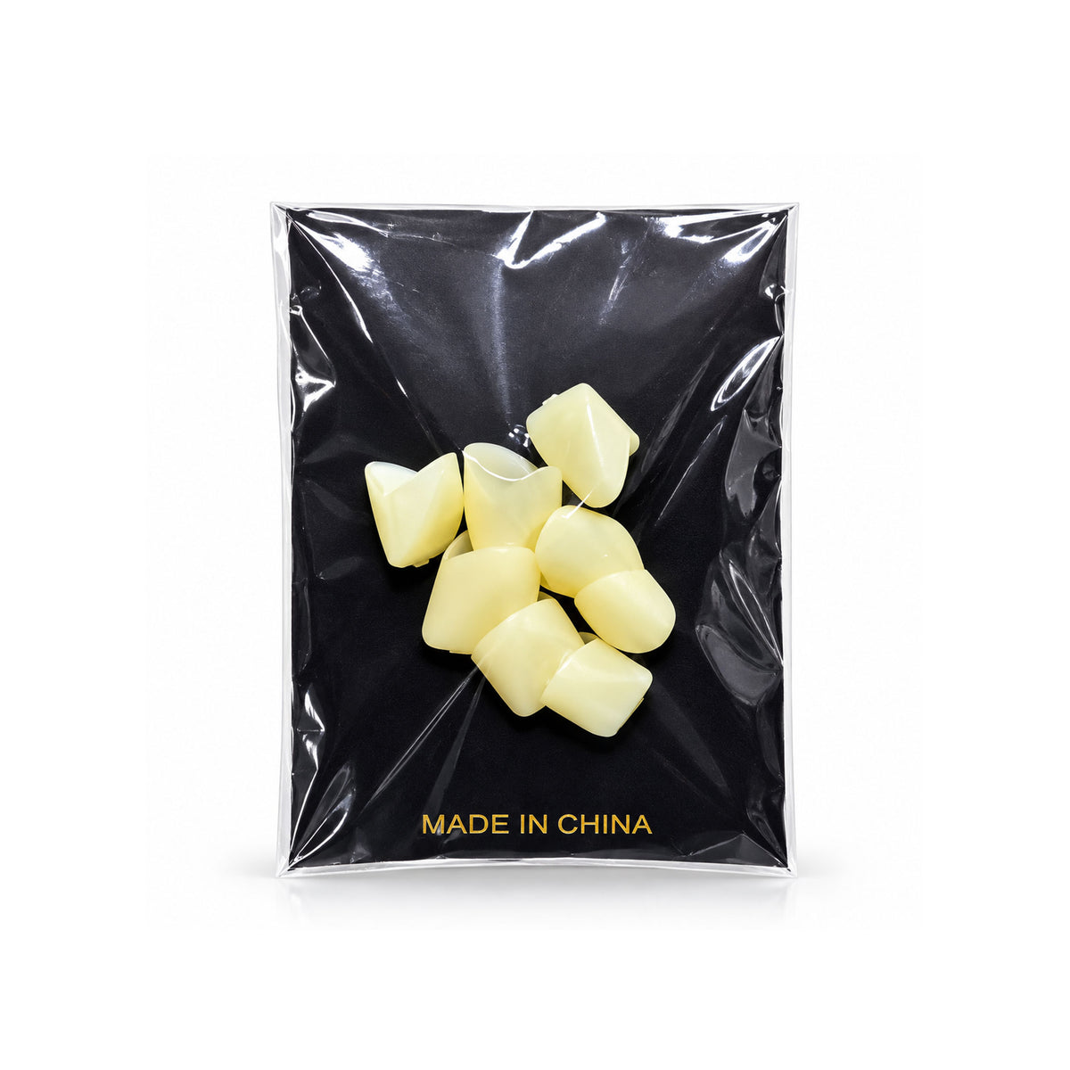 Resin Front Teeth Caps Pack - 8 Pieces