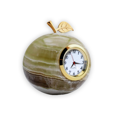 Marble Desktop Apple Shop Clock