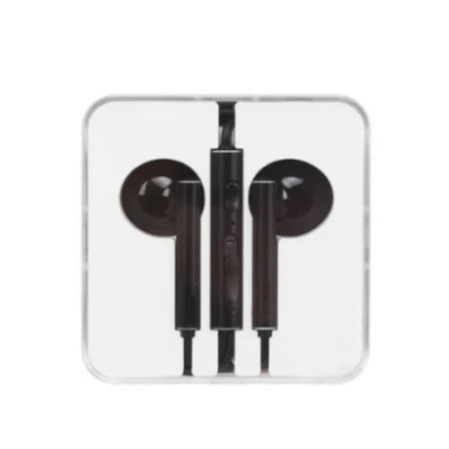 Wire Control In-ear Earphones With Mic Black