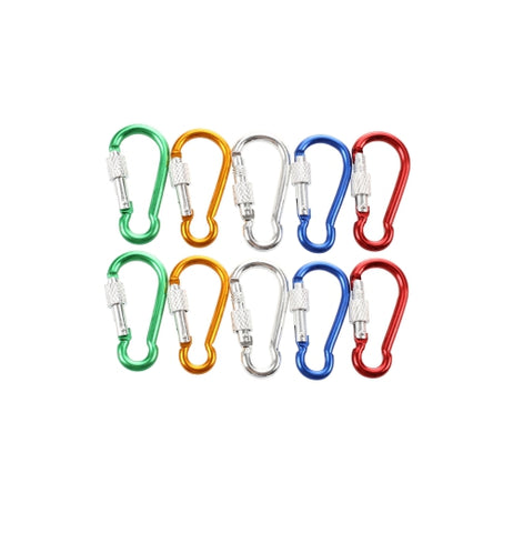 Assorted Color Aluminum 6 PCS