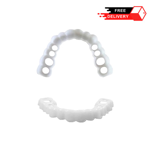 Top and Bottom Fake Instant Teeth Cover Set