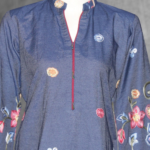 Kurti embroiders cotton