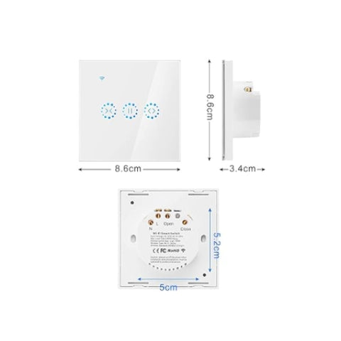 Small Curtain Wall Switch