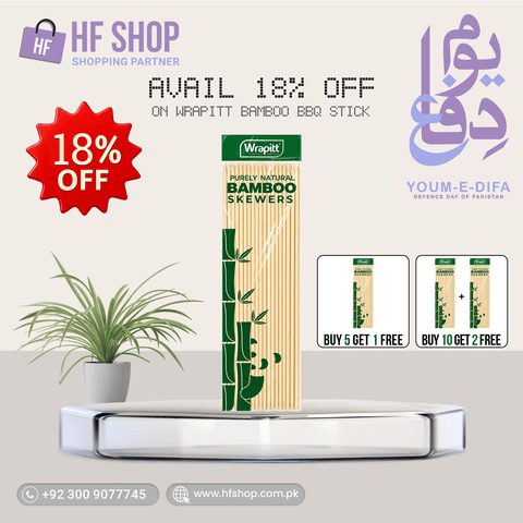 Wrapitt Bamboo BBQ Stick